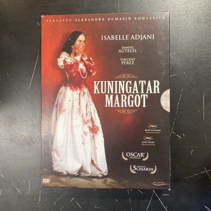 Kuningatar Margot DVD (M-/VG+) -draama-
