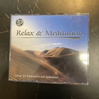 Relax & Meditation (Music For Meditation And Relaxation) 3CD (M-/M-) -rentoutumismusiikki-