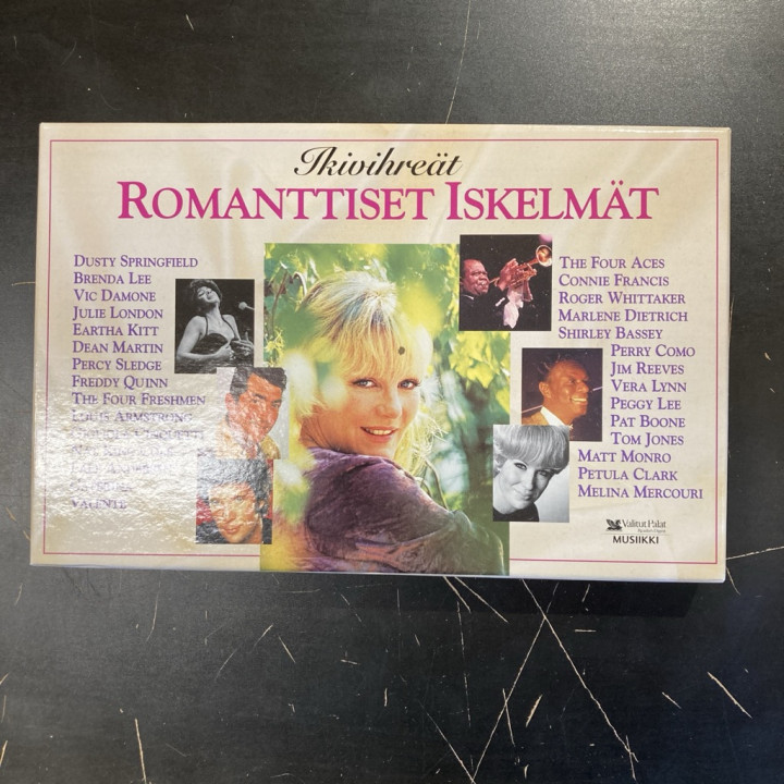 V/A - Ikivihreät romanttiset iskelmät 4xC-kasetti (VG+/M-)