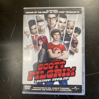 Scott Pilgrim vastaan maailma DVD (VG+/VG+) -komedia-