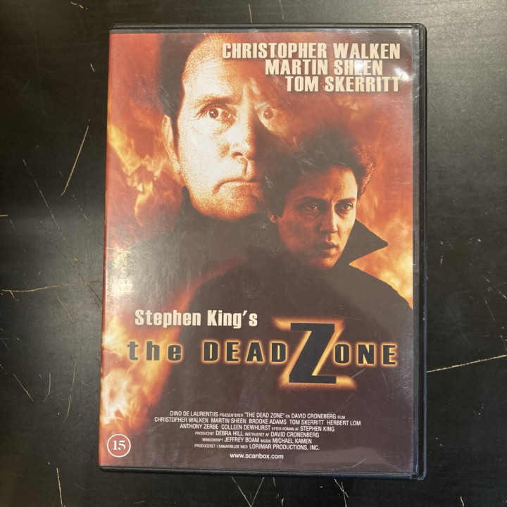 Dead Zone - viimeinen yhteys DVD (VG/M-) -kauhu-