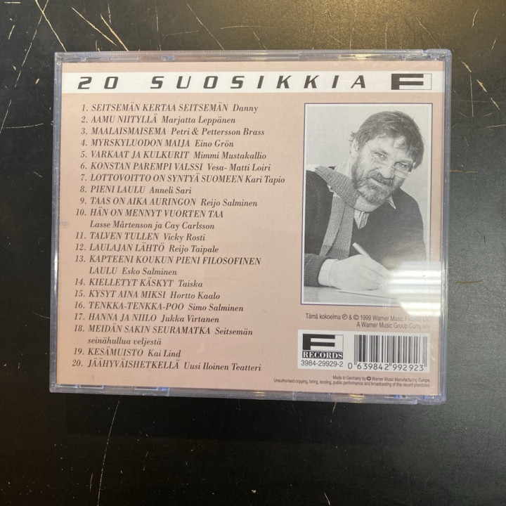 Jukka Virtanen (sanat) - 20 suosikkia CD (VG/VG+) -iskelmä-