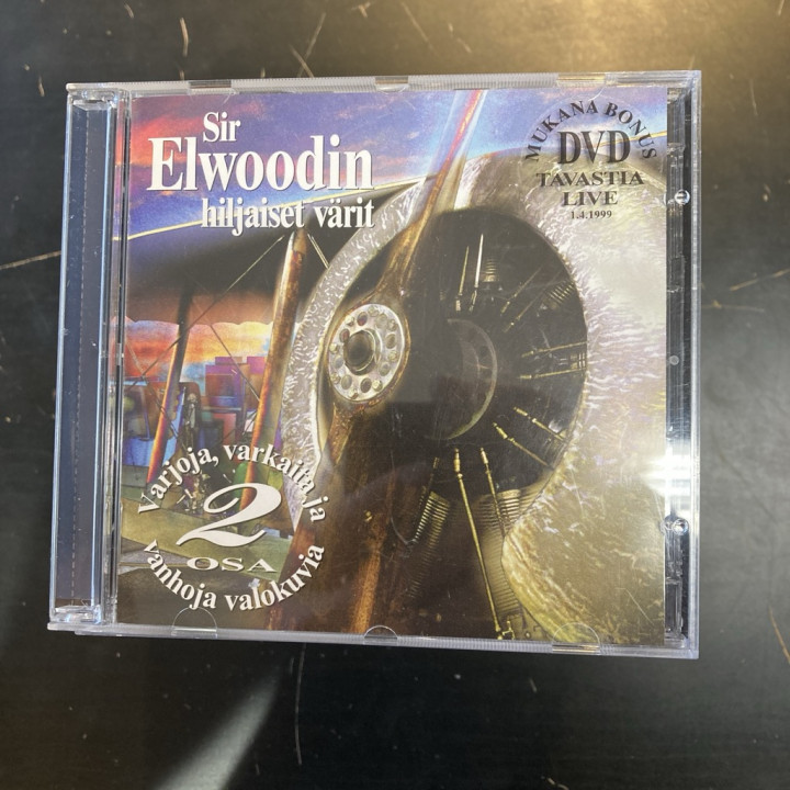 Sir Elwoodin Hiljaiset Värit - Varjoja, varkaita ja vanhoja valokuvia osa 2 CD+DVD (VG+/M-) -pop rock-