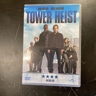 Tower Heist DVD (VG+/M-) -toiminta/komedia-
