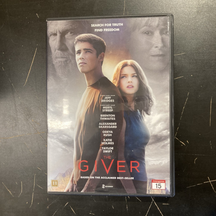 Giver DVD (M-/M-) -draama/sci-fi-