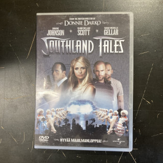 Southland Tales DVD (VG+/VG+) -komedia/sci-fi-