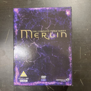 Merlin - Season 3 4DVD (VG+-M-/VG+) -tv-sarja- (ei suomenkielistä tekstitystä)