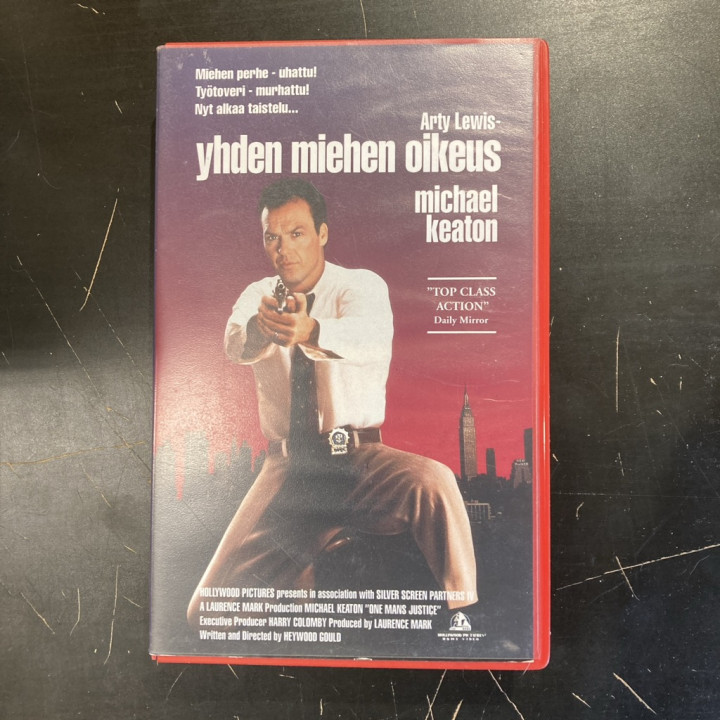 Arti Lewis - yhden miehen oikeus VHS (VG+/VG+) -toiminta-