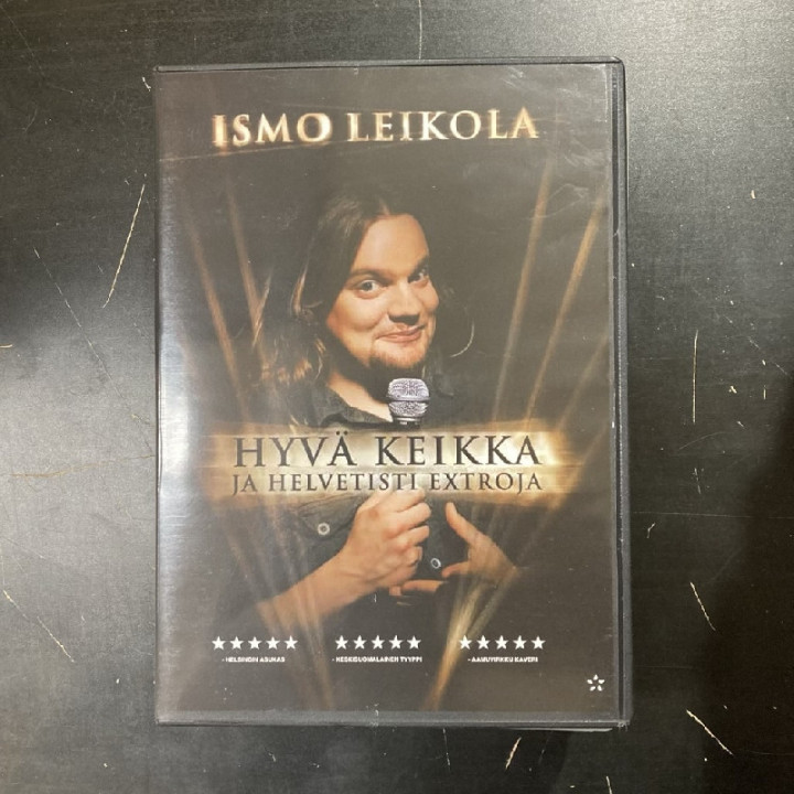 Ismo Leikola - Hyvä keikka ja helvetisti extroja DVD (M-/M-) -komedia-