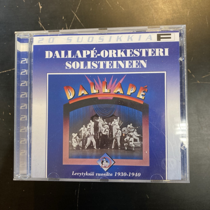 Dallape-orkesteri solisteineen - 20 suosikkia CD (VG+/VG+) -iskelmä-