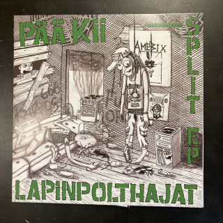 Pää Kii / Lapinpolthajat - Outo hedelmä (limited edition) 7'' (M-/M-) -punk rock-