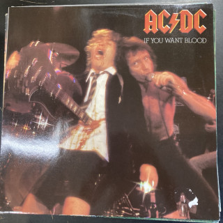 AC/DC - If You Want Blood, You've Got It (GER/198?) LP (M-/VG+) -hard rock-