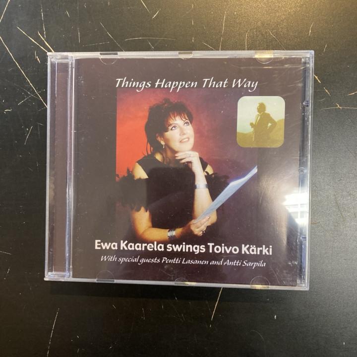 Ewa Kaarela - Things Happen That Way (Ewa Kaarela swings Toivo Kärki) CD (VG+/VG+) -jazz-