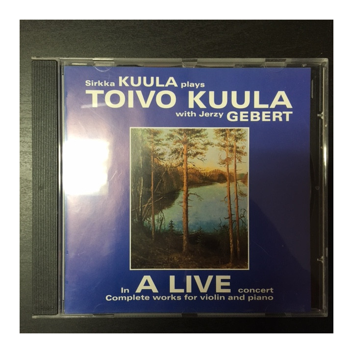 Sirkka Kuula & Jerzy Gebert - Toivo Kuula (Complete Works For Violin And Piano In A Live Concert) CD (M-/M-) -klassinen-