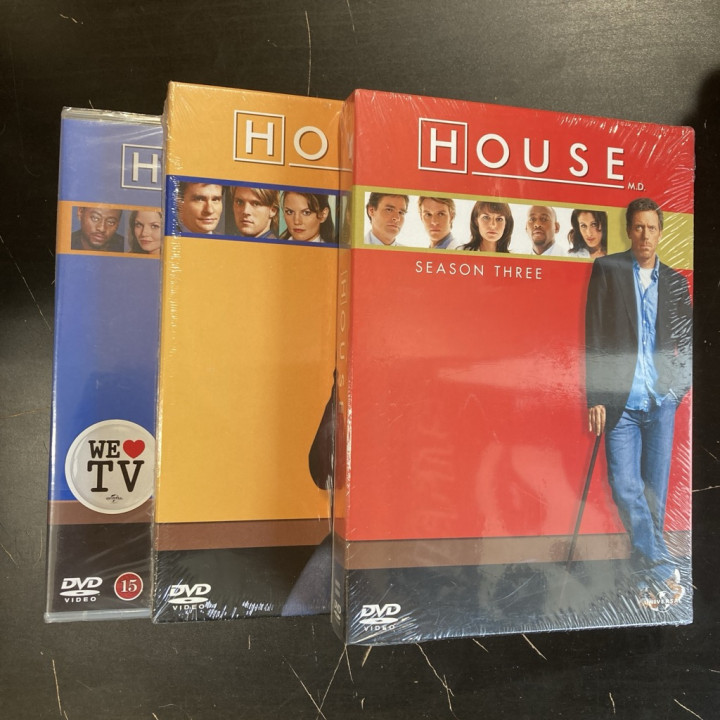 House - Kaudet 1-3 18DVD (avaamaton) -tv-sarja-