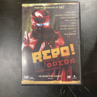 Repo! The Genetic Opera DVD (VG+/M-) -kauhu/musikaali-