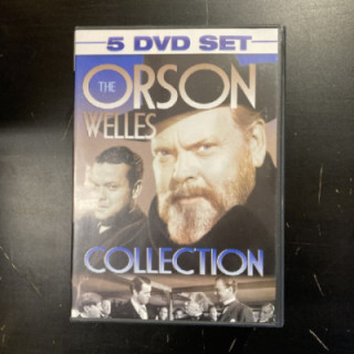 Orson Welles Collection (The Stranger/King Lear/David And Goliath/The Trial) 5DVD (VG+/M-) -draama- (ei suom. tekstitystä)