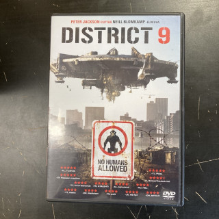 District 9 DVD (M-/M-) -toiminta/sci-fi-