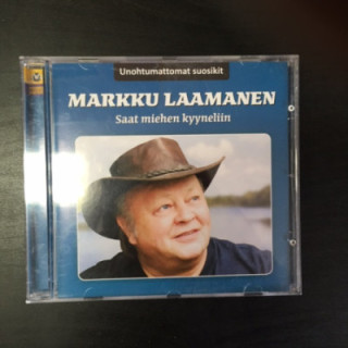 Markku Laamanen - Saat miehen kyyneliin CD (VG+/M-) -iskelmä-