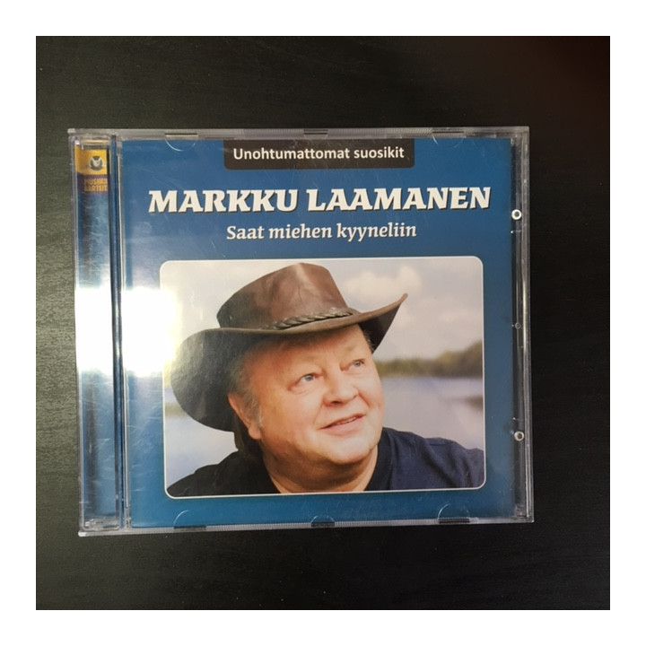 Markku Laamanen - Saat miehen kyyneliin CD (VG+/M-) -iskelmä-