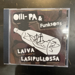 Olli-PA & Funksons - Laiva lasipullossa CD (VG/VG+) -hip hop-