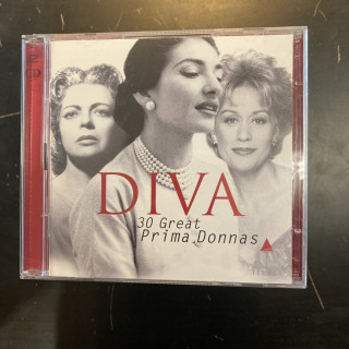 Diva (30 Great Prima Donnas) 2CD (M-/M-) -klassinen-