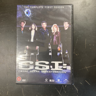 CSI: Crime Scene Investigation - Kausi 1 6DVD (VG+/M-) -tv-sarja-