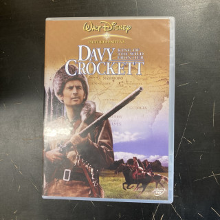 Davy Crockett - rajaseudun kuningas DVD (VG+/VG+) -western-