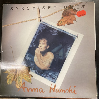 Anna Hanski - Syksyiset unet (FIN/1990) LP (VG+/VG+) -iskelmä-