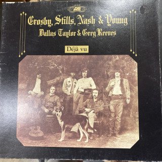 Crosby, Stills, Nash & Young - Deja Vu (CAN/19??) LP (VG+-M-/VG) -folk rock-