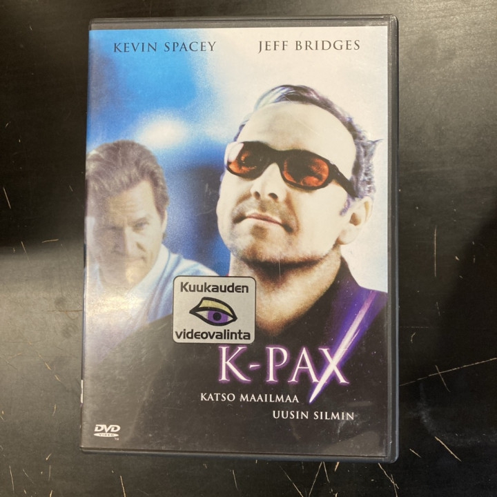 K-Pax DVD (VG+/VG+) -draama/sci-fi-