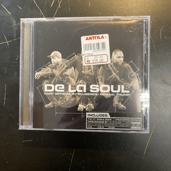 De La Soul - Art Official Intelligence: Mosaic Thump CD (VG+/M-) -hip hop-