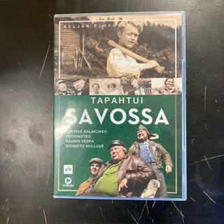 Tapahtui Savossa (Lentävä kalakukko / Putkinotko / Kaunis Veera / Siunattu hulluus) 4DVD (VG-VG+/M-) -komedia/draama-