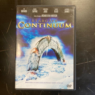 Stargate - Continuum DVD (VG+/VG+) -seikkailu/sci-fi-