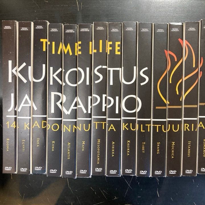 Kukoistus ja rappio - 14 kadonnutta kulttuuria 14DVD (VG+-M-/M-) -dokumentti-