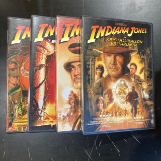 Indiana Jones 1-4 4DVD (VG/M-) -seikkailu-