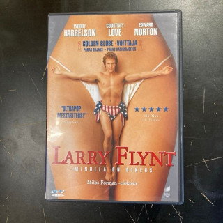 Larry Flynt - minulla on oikeus DVD (M-/M-) -draama-