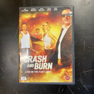 Crash And Burn - räjähtävä törmäys DVD (VG+/M-) -toiminta/jännitys-