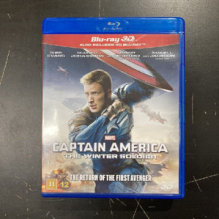 Captain America - The Winter Soldier Blu-ray 3D+Blu-ray (M-/M-) -toiminta/sci-fi-