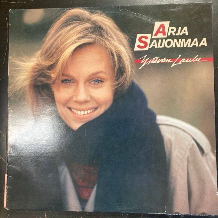 Arja Saijonmaa - Ystävän laulu (FIN/1983) LP (VG+-M-/VG+) -iskelmä-