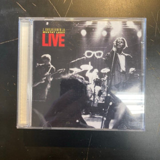 J. Karjalainen ja Mustat Lasit - Live CD (VG+/VG+) -pop rock-