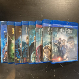 Harry Potter - koko elokuvasarja Blu-ray (M-/M-) -seikkailu-