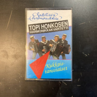 Topi Honkosen Harmonikkakvartetti - Kukkaistanssiaiset C-kasetti (M-/M-) -harmonikka-