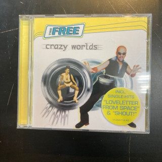 Free - Crazy Worlds CD (VG+/VG+) -dance-