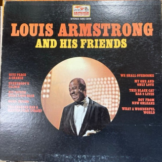 Louis Armstrong - Louis Armstrong And His Friends (US/1970) LP (VG+/VG) -jazz-