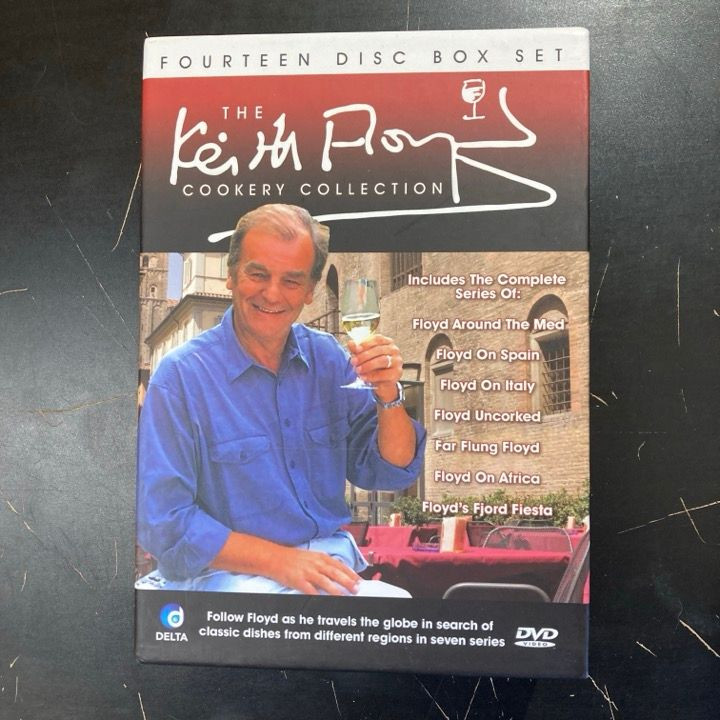 Keith Floyd Complete Cookery Collection 14DVD (VG-M-/M-) -tv-sarja- (ei suomenkielistä tekstitystä)