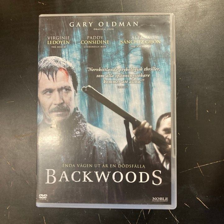 Backwoods DVD (VG+/M-) -jännitys-