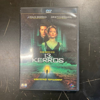 13. kerros DVD (VG+/VG+) -jännitys/sci-fi-