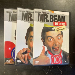 Mr. Bean 10 Years - Vol 1-3 3DVD (VG+/M-) -tv-sarja-