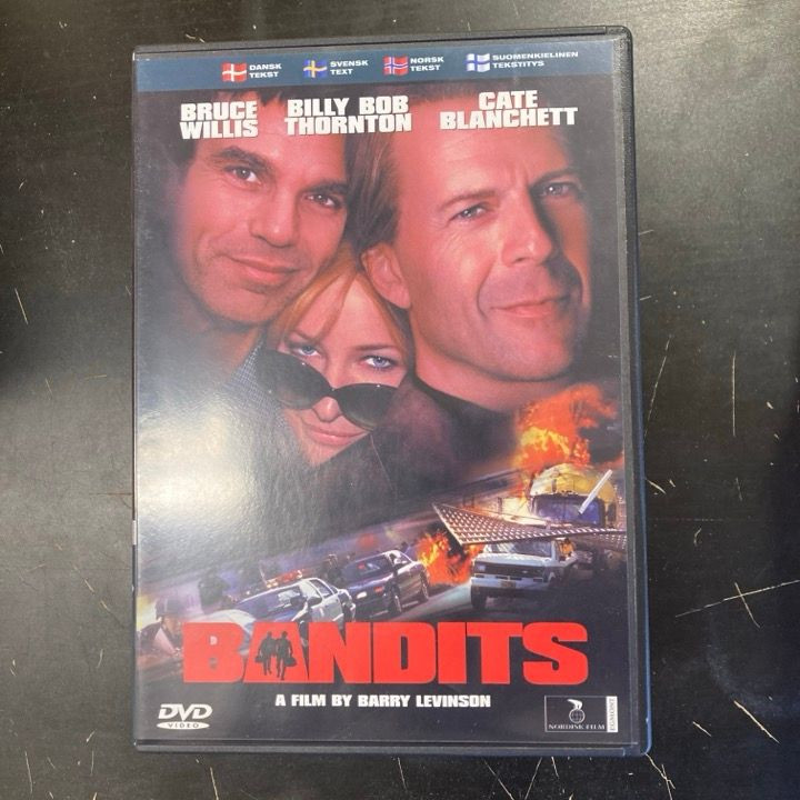 Bandits - pankkirosvot DVD (M-/M-) -toiminta/komedia-